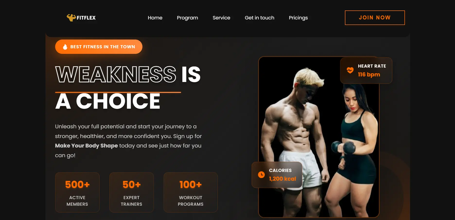 Gym Project Screenshot